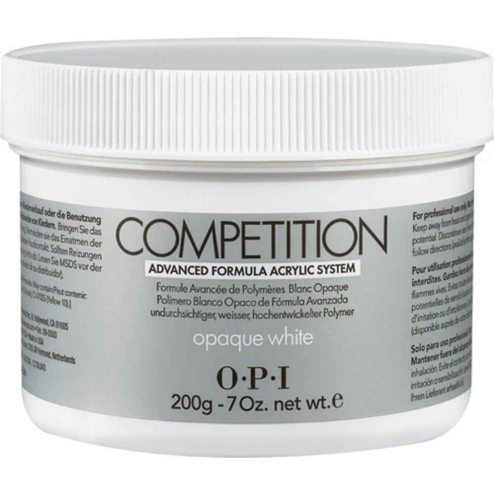 Opi, Competition, Pudră acrilică pentru unghii, Alb opac, 200 g